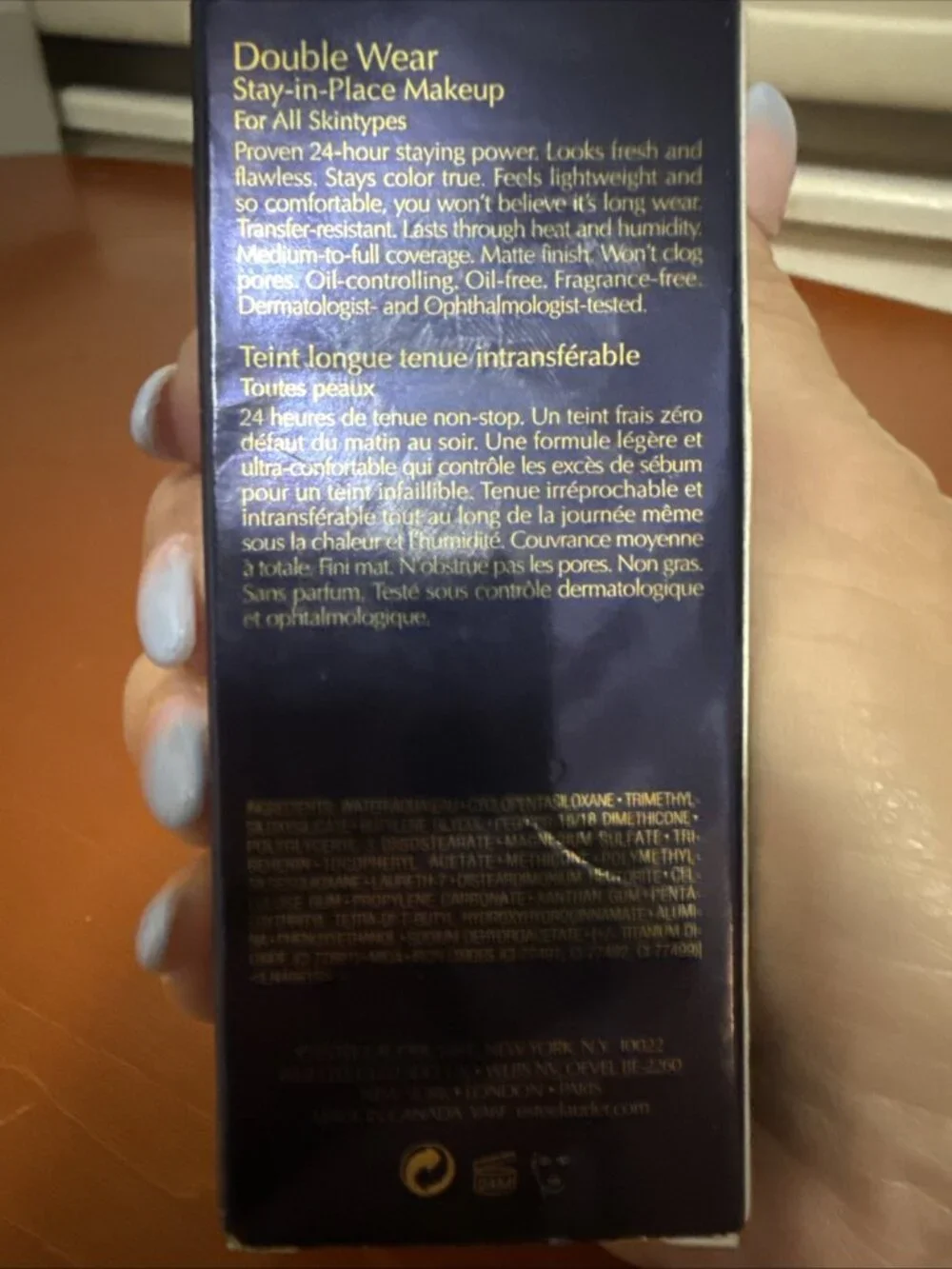 Estee Lauder Double Wear Stay-in-Place Makeup 1N2 ECRU